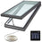 VELUX Skylight, 25 1/2" W x 25 1/2" H Electric Fresh Air-Venting Curb-Mount w/Laminated LowE3 Glass