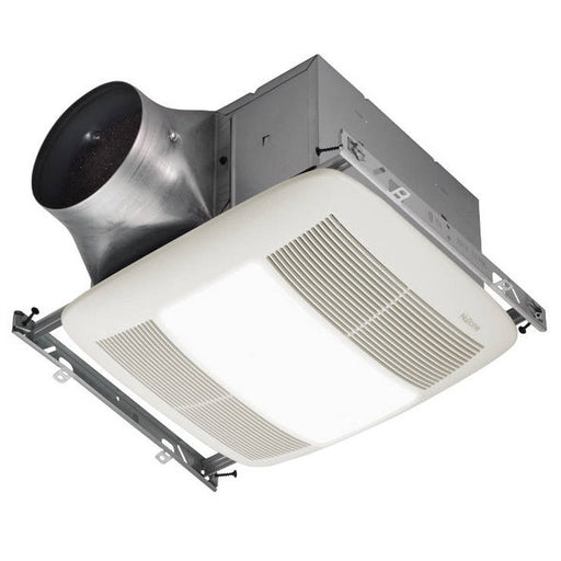 Nutone Bathroom Fan, 80 CFM Single Speed ULTRA GREEN X1 Series w/Light & Energy Star Rated - for 6" Duct