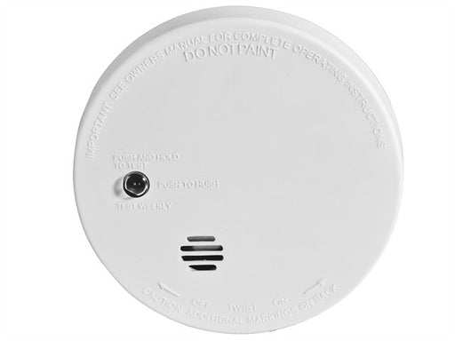 Kidde 4" Fire Sentry Smoke Alarm, Ionization, 9V Battery Powered