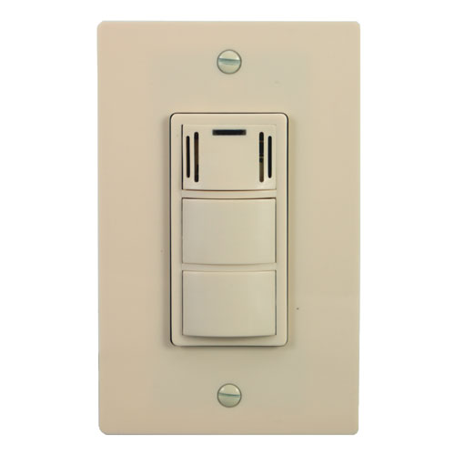 Panasonic Fan Switch, WhisperControl Humidity Sensing - Almond