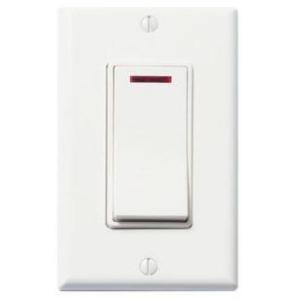 Panasonic Fan Switch, WhisperControl Single Function ON/OFF - White