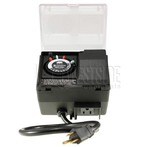 Intermatic Timer, 24-Hour Heavy Duty Plug-In Pool & Spa Timer