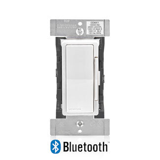 Leviton Combination Light Dimmer w/Countdown Timer, 600W w/Bluetooth Technology - White