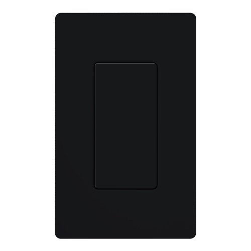 Lutron Electrical Wall Plate, Diva Blank Insert, Gloss Finish - Black