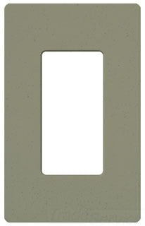 Lutron Decora-Style Wall Plate, 1-Gang, Standard, Dimmer, Designer - Satin Greenbriar