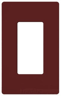 Lutron Decora-Style Wall Plate, 1-Gang, Standard, Dimmer, Designer - Satin Merlot