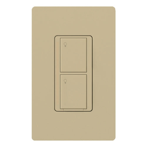 Lutron Light Switch, Caséta Wireless 5A Lighting & 3A Fan RF On/Off - Ivory