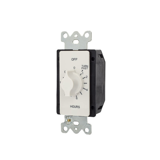 NSI Tork A512HW Light Timer, 125-277V SPDT, 12-Hour Spring Wound Twist - White