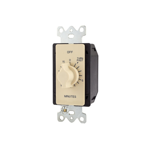 NSI Tork A515MA Light Timer, 125-277V SPDT, 15-Minute Spring Wound Twist - Almond