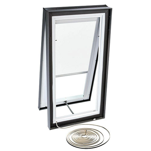 VELUX Skylight Blind, Electric Powered Light Filtering for VELUX VCE 2222 Models - White