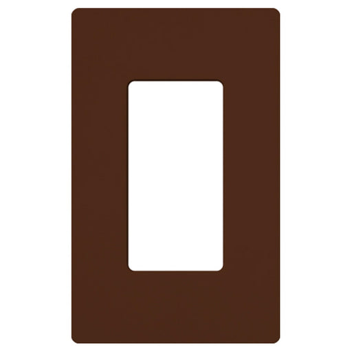 Lutron Electrical Wall Plate, Satin Colors Screwless Decorator, 1-Gang - Sienna