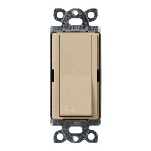 Lutron Light Switch, 3-Way Satin Colors Rocker Switch - Desert Stone