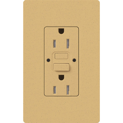 Lutron Claro Self-Testing Receptacle - 20 Amp - Goldstone