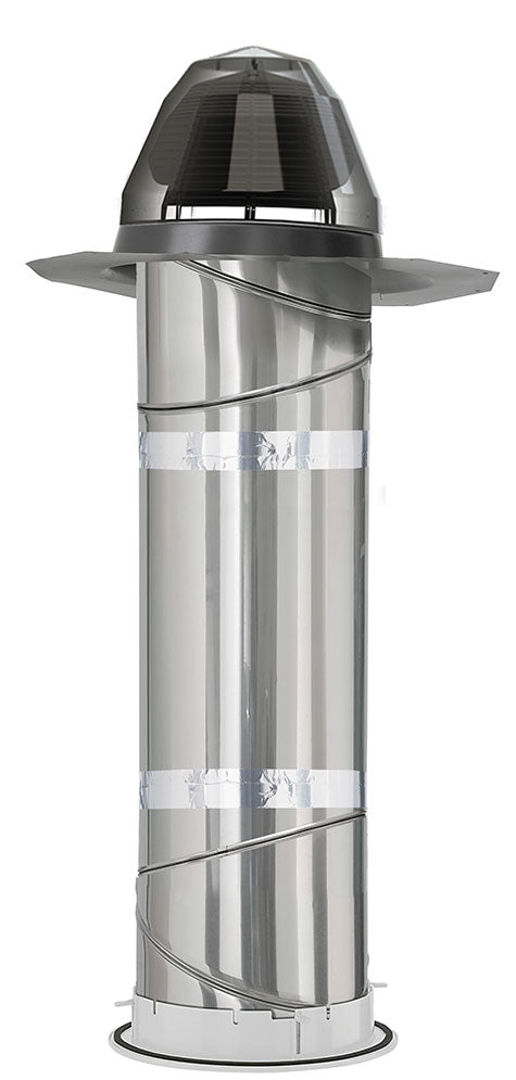 VELUX Sun Tunnel, 22" Commercial Tubular Impact Dome Frosted Drop Ceiling Energy Efficient w/Low-Profile Flashing & Rigid Tunnel