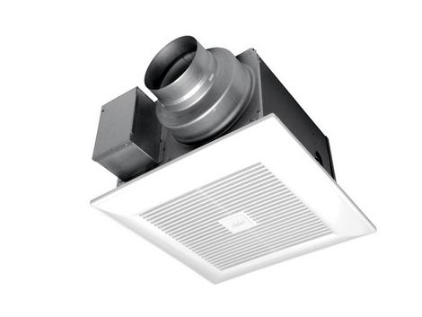 Panasonic WhisperGreen Bath Fan, Multi-Speed, Pick-A-Flow Speed 50, 80, or 110 CFM - 4" or 6" Duct