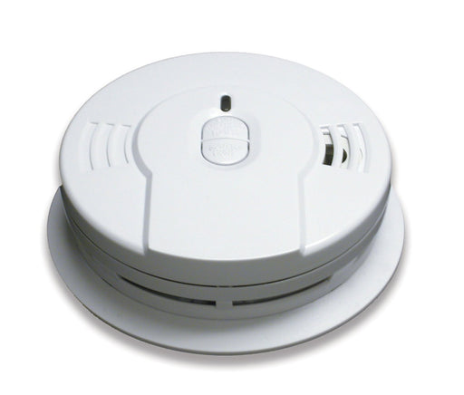Kidde Smoke Detector, 3V 10-Year Worry-Free DC Sealed Lithium Battery Powered w/Memory & Smart Hush (900-0136)